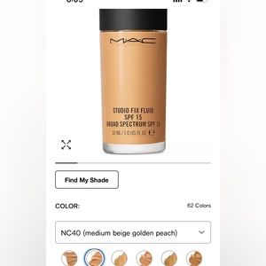 MAC STUDIO FIX FLUID FOUNDATION